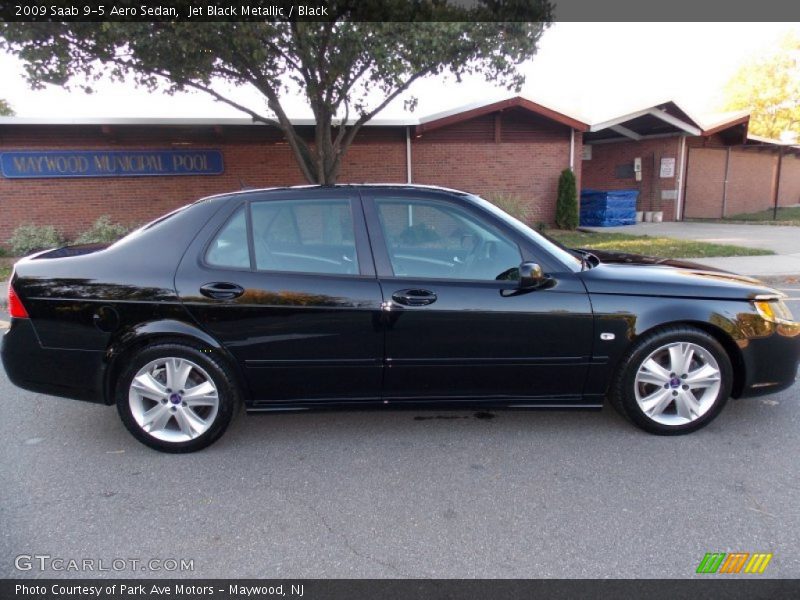 Jet Black Metallic / Black 2009 Saab 9-5 Aero Sedan