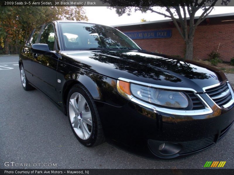 Jet Black Metallic / Black 2009 Saab 9-5 Aero Sedan