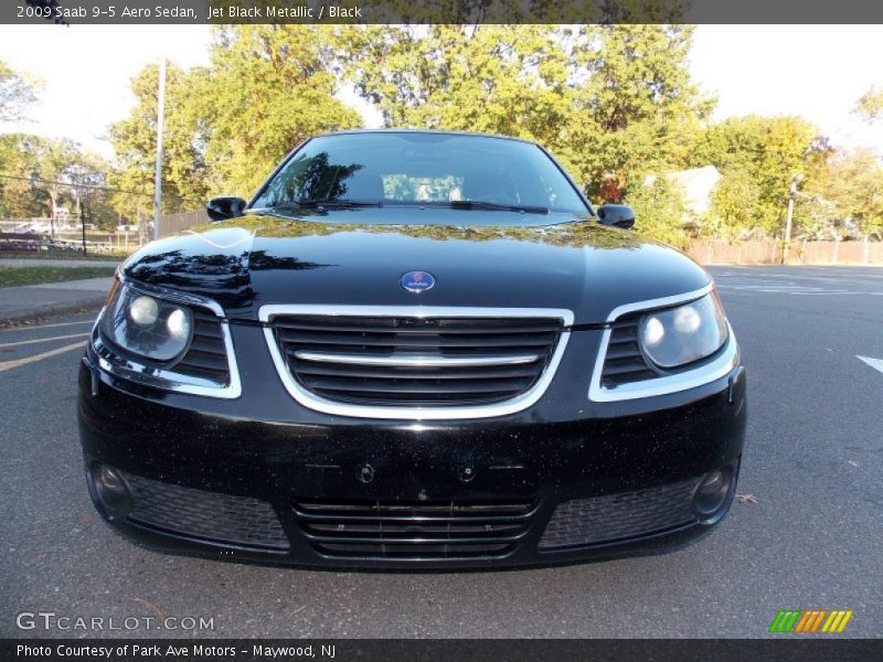 Jet Black Metallic / Black 2009 Saab 9-5 Aero Sedan