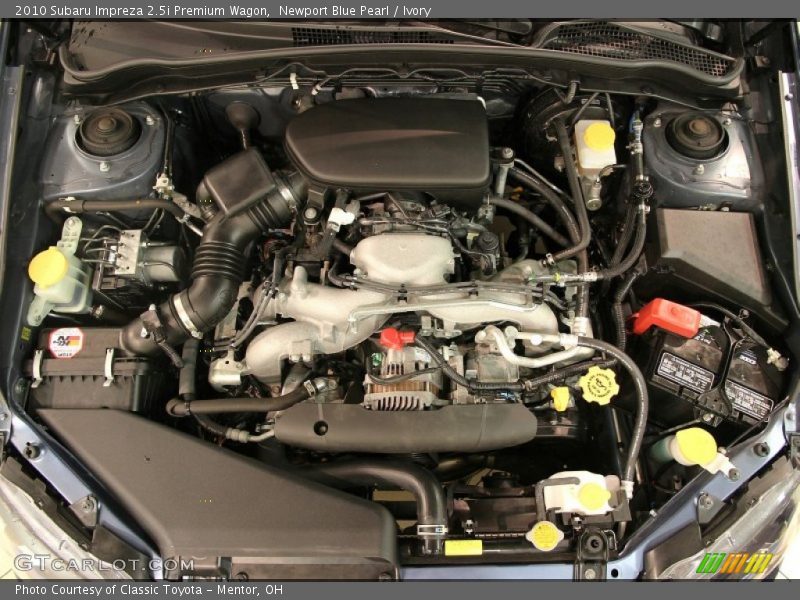 Newport Blue Pearl / Ivory 2010 Subaru Impreza 2.5i Premium Wagon