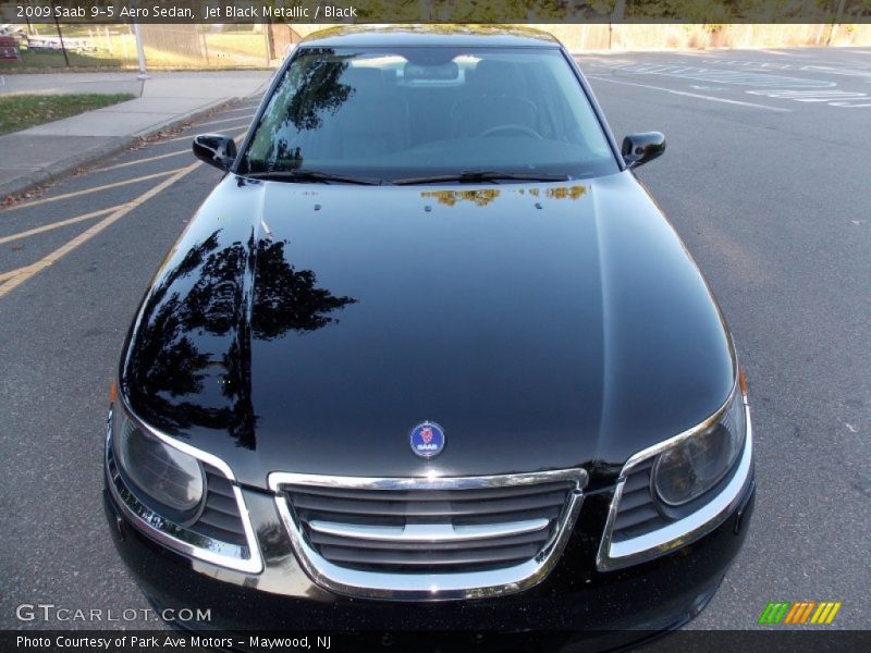 Jet Black Metallic / Black 2009 Saab 9-5 Aero Sedan