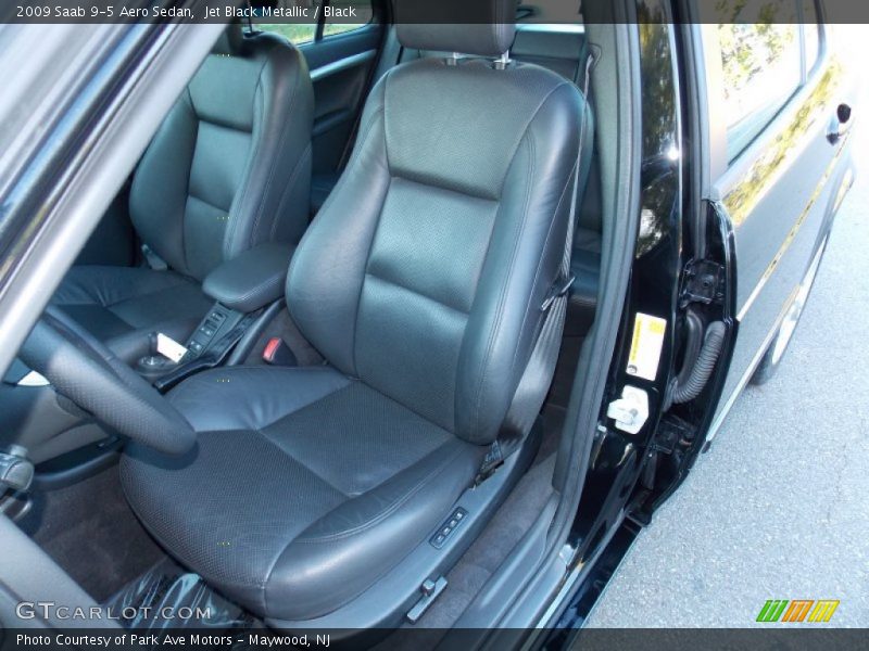 Jet Black Metallic / Black 2009 Saab 9-5 Aero Sedan