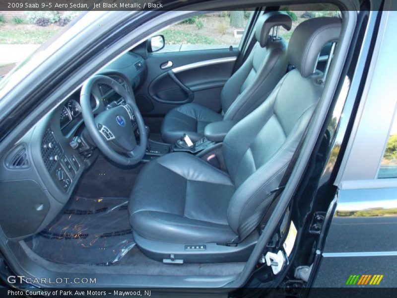 Jet Black Metallic / Black 2009 Saab 9-5 Aero Sedan