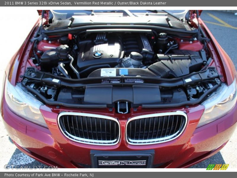 Vermillion Red Metallic / Oyster/Black Dakota Leather 2011 BMW 3 Series 328i xDrive Sedan