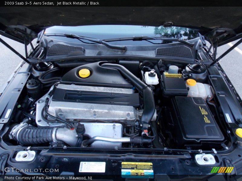 Jet Black Metallic / Black 2009 Saab 9-5 Aero Sedan