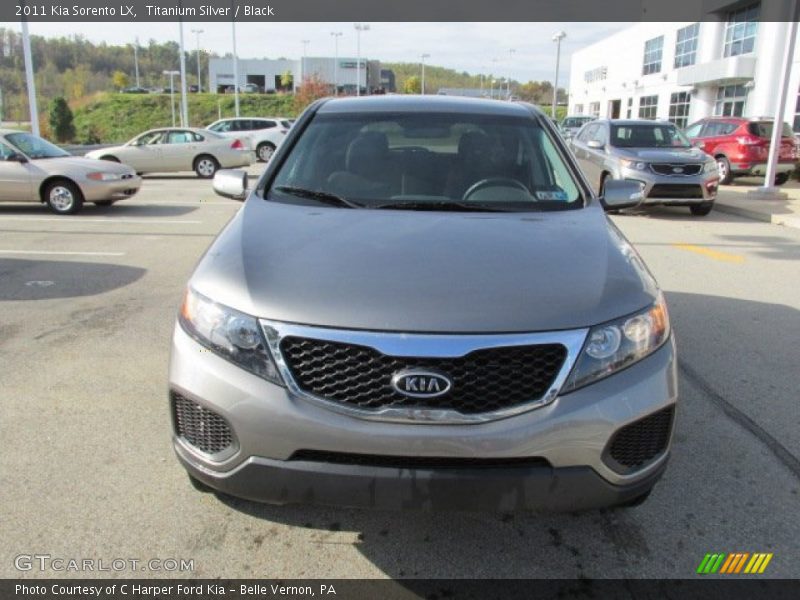 Titanium Silver / Black 2011 Kia Sorento LX
