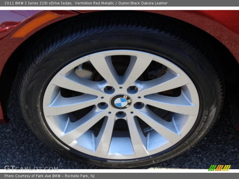 Vermillion Red Metallic / Oyster/Black Dakota Leather 2011 BMW 3 Series 328i xDrive Sedan