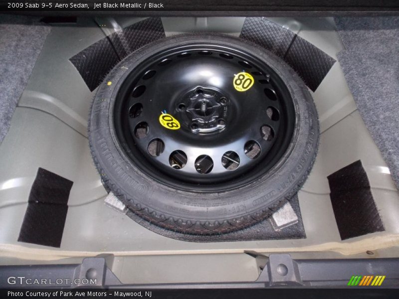 Jet Black Metallic / Black 2009 Saab 9-5 Aero Sedan