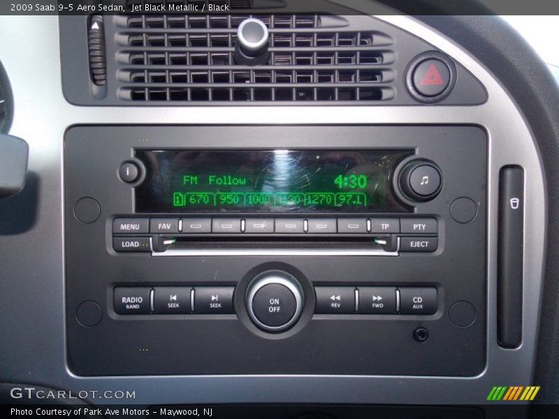 Jet Black Metallic / Black 2009 Saab 9-5 Aero Sedan