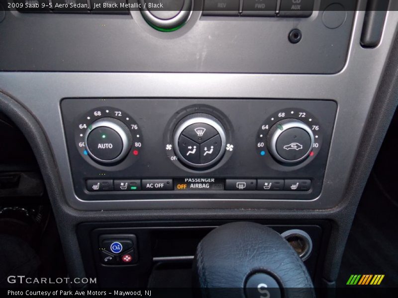 Jet Black Metallic / Black 2009 Saab 9-5 Aero Sedan