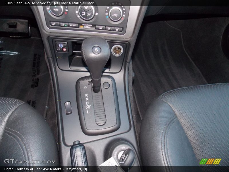 Jet Black Metallic / Black 2009 Saab 9-5 Aero Sedan
