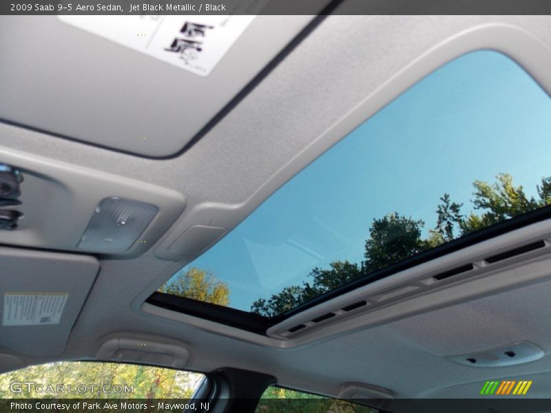 Jet Black Metallic / Black 2009 Saab 9-5 Aero Sedan