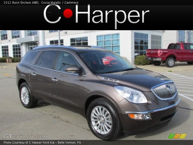 Cocoa Metallic / Cashmere 2012 Buick Enclave AWD