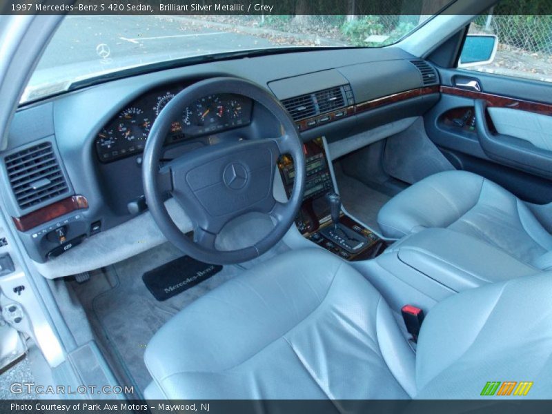 Grey Interior - 1997 S 420 Sedan 