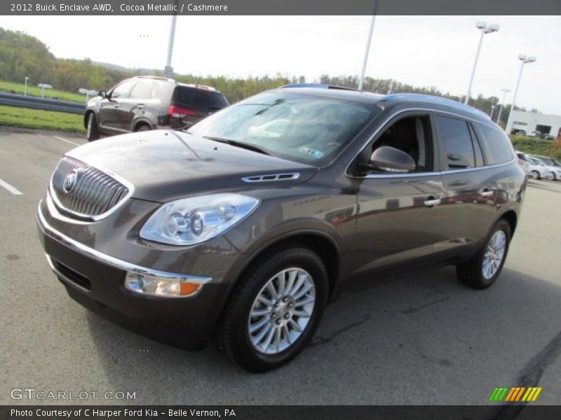 Cocoa Metallic / Cashmere 2012 Buick Enclave AWD