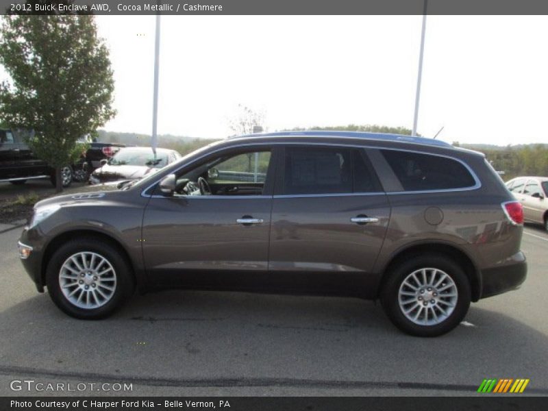 Cocoa Metallic / Cashmere 2012 Buick Enclave AWD