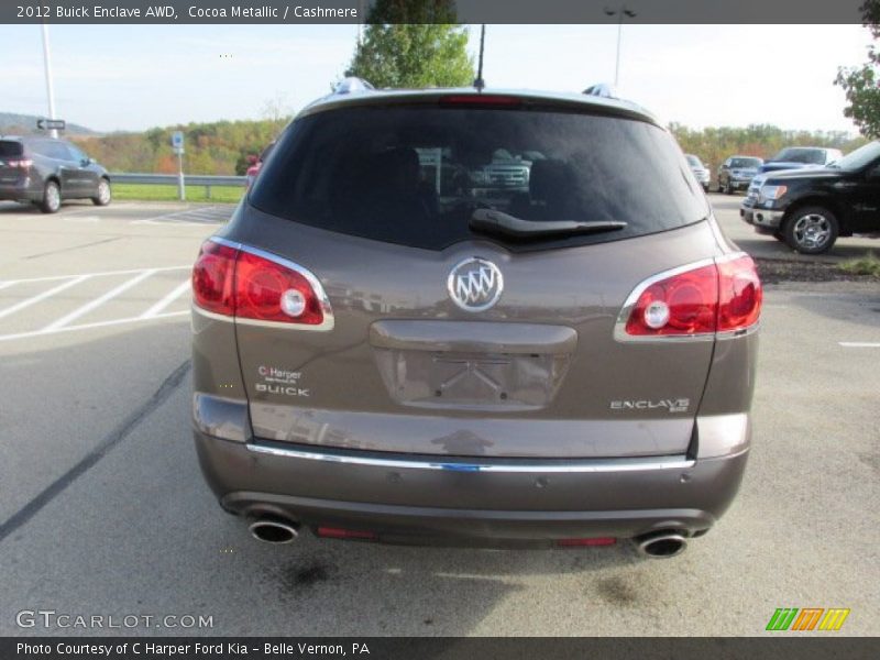 Cocoa Metallic / Cashmere 2012 Buick Enclave AWD