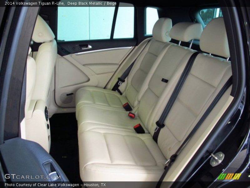 Deep Black Metallic / Beige 2014 Volkswagen Tiguan R-Line