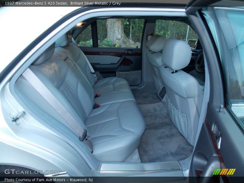 Rear Seat of 1997 S 420 Sedan