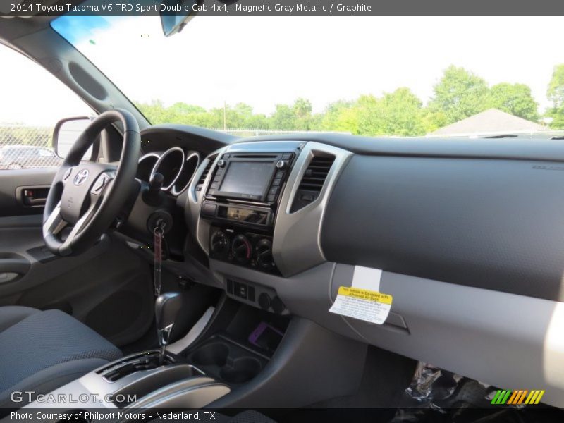 Magnetic Gray Metallic / Graphite 2014 Toyota Tacoma V6 TRD Sport Double Cab 4x4