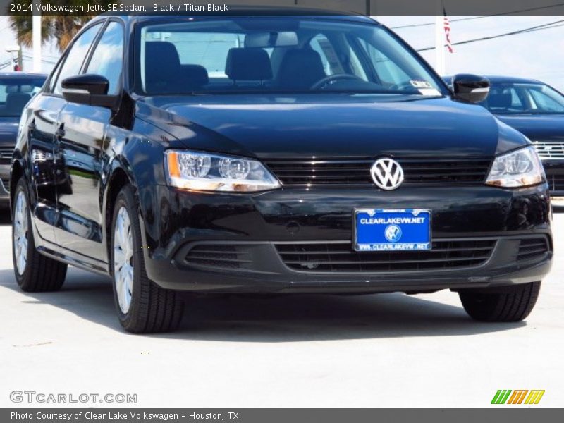 Black / Titan Black 2014 Volkswagen Jetta SE Sedan