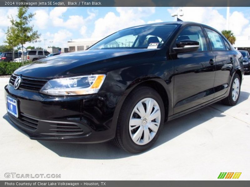 Black / Titan Black 2014 Volkswagen Jetta SE Sedan