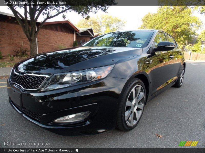 Ebony Black / Black 2012 Kia Optima SX