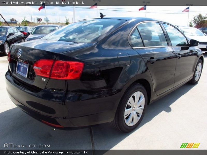 Black / Titan Black 2014 Volkswagen Jetta SE Sedan
