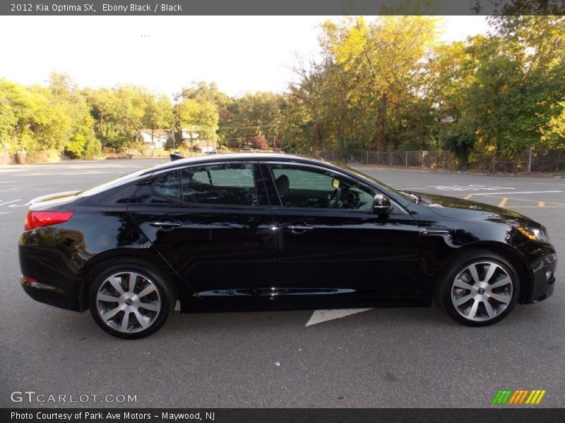 Ebony Black / Black 2012 Kia Optima SX