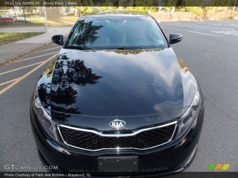 Ebony Black / Black 2012 Kia Optima SX