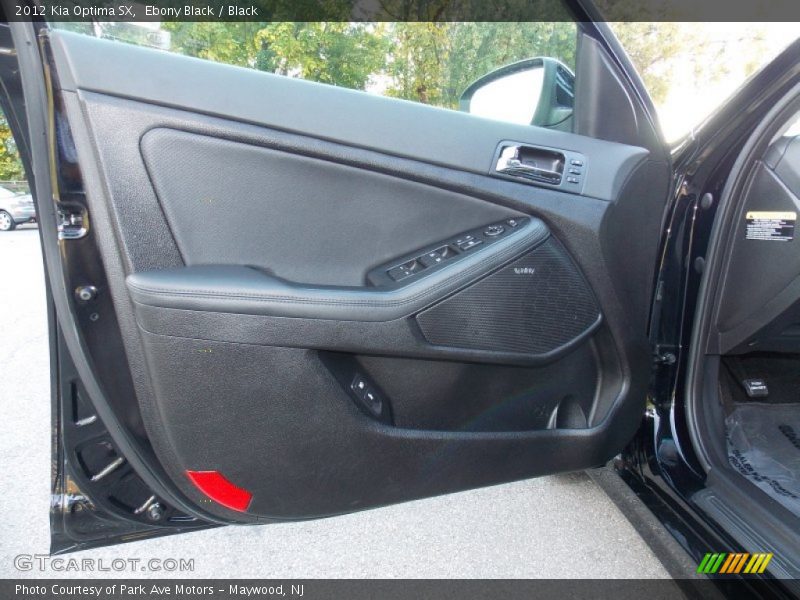 Ebony Black / Black 2012 Kia Optima SX