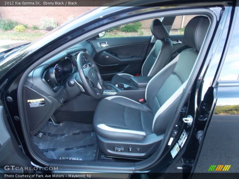 Ebony Black / Black 2012 Kia Optima SX