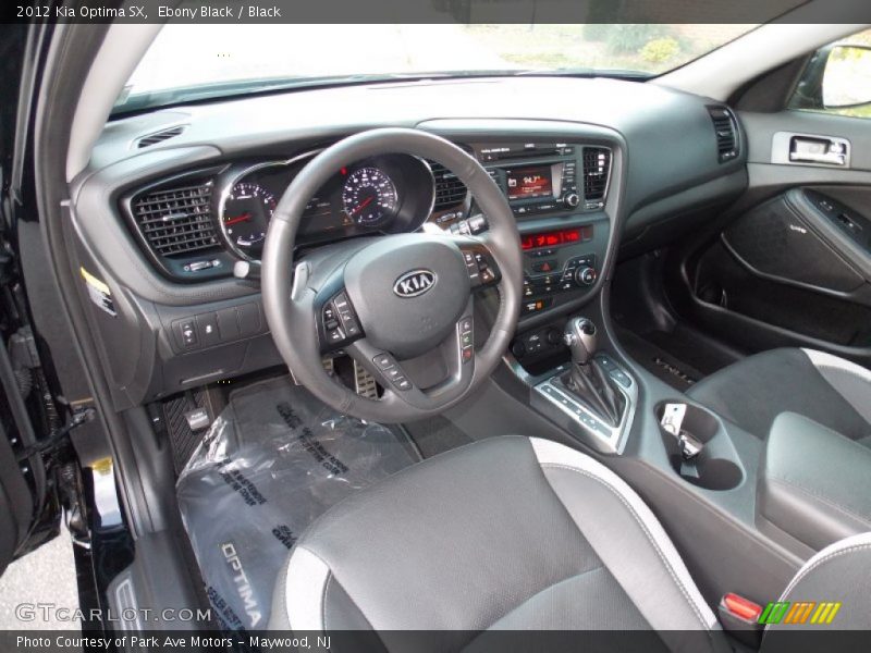 Ebony Black / Black 2012 Kia Optima SX