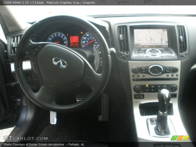 Platinum Graphite Gray / Graphite 2008 Infiniti G 35 x S Sedan