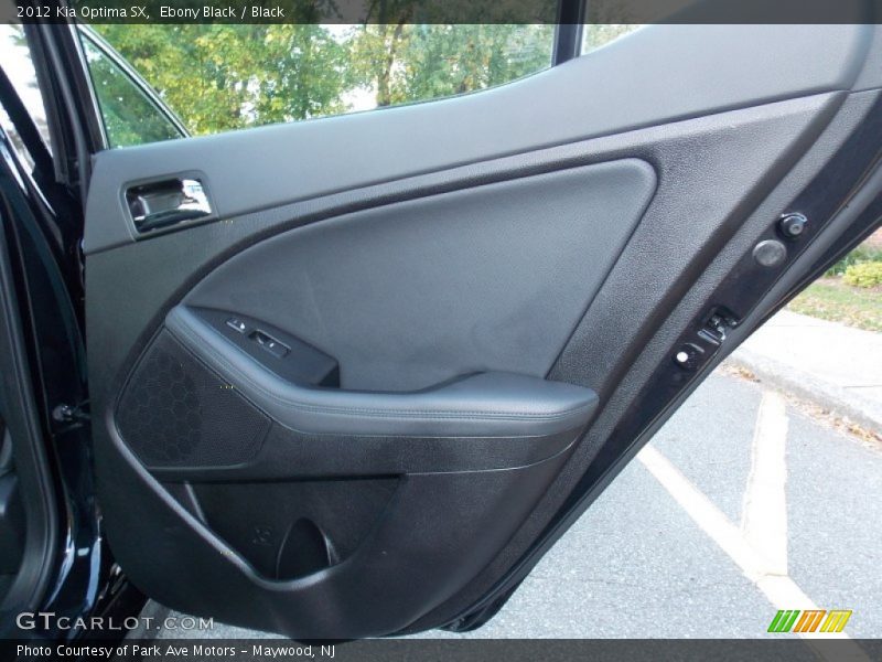 Ebony Black / Black 2012 Kia Optima SX
