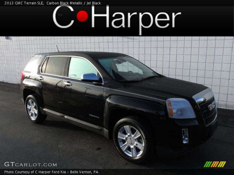 Carbon Black Metallic / Jet Black 2013 GMC Terrain SLE