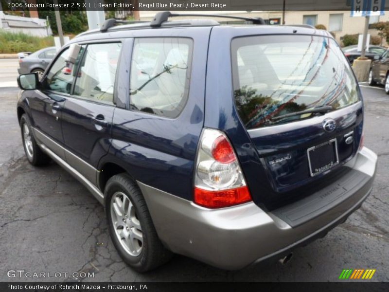 Regal Blue Pearl / Desert Beige 2006 Subaru Forester 2.5 X L.L.Bean Edition