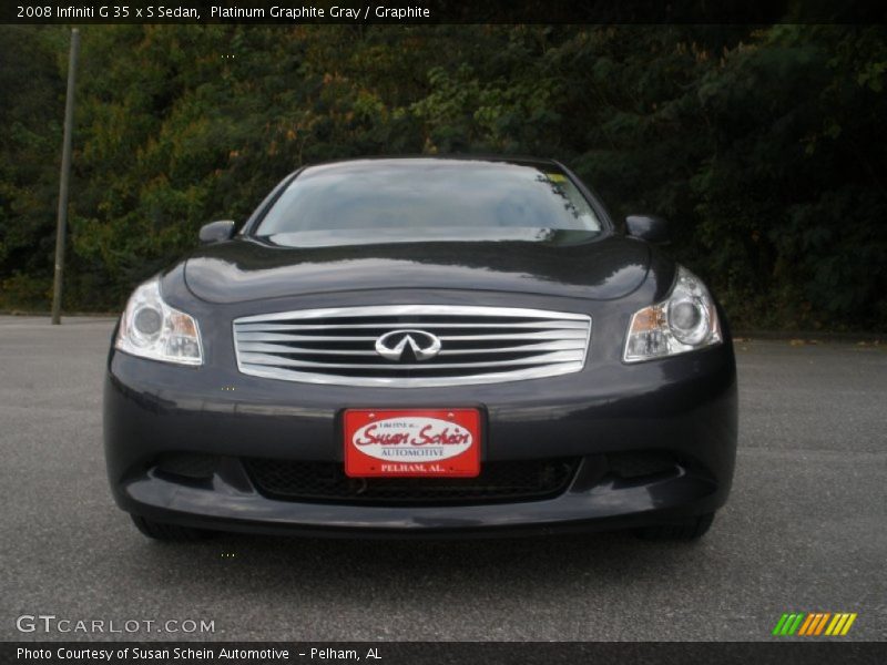Platinum Graphite Gray / Graphite 2008 Infiniti G 35 x S Sedan