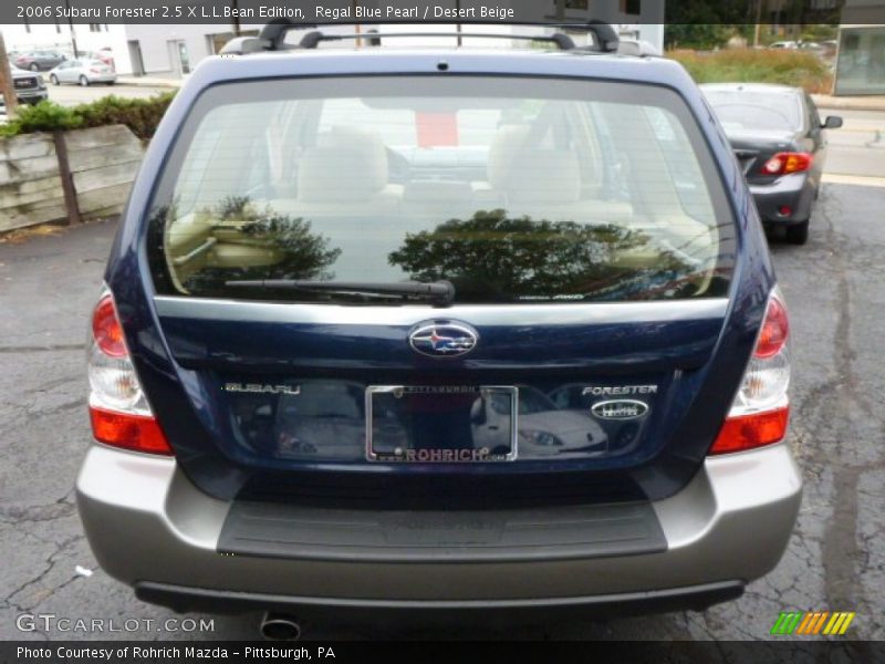 Regal Blue Pearl / Desert Beige 2006 Subaru Forester 2.5 X L.L.Bean Edition