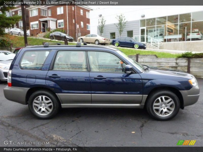Regal Blue Pearl / Desert Beige 2006 Subaru Forester 2.5 X L.L.Bean Edition