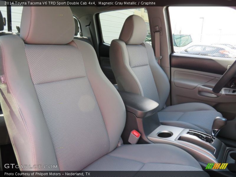 Magnetic Gray Metallic / Graphite 2014 Toyota Tacoma V6 TRD Sport Double Cab 4x4