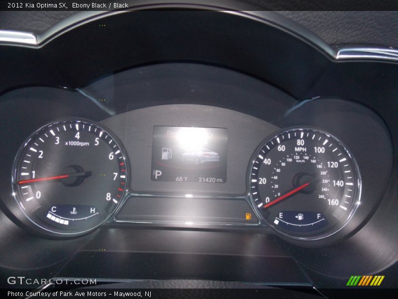 Ebony Black / Black 2012 Kia Optima SX