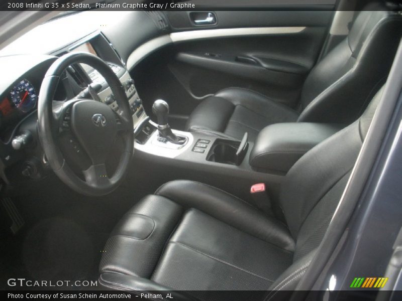 Platinum Graphite Gray / Graphite 2008 Infiniti G 35 x S Sedan