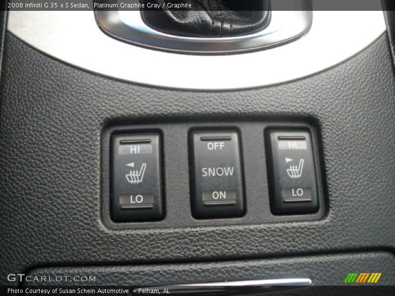 Platinum Graphite Gray / Graphite 2008 Infiniti G 35 x S Sedan