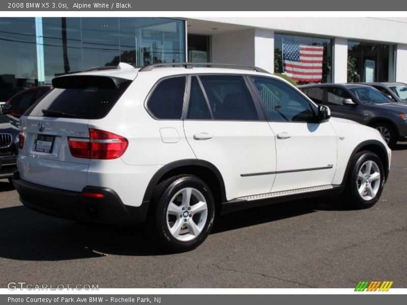 Alpine White / Black 2008 BMW X5 3.0si