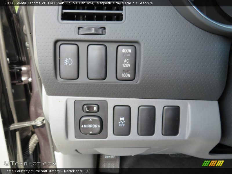 Magnetic Gray Metallic / Graphite 2014 Toyota Tacoma V6 TRD Sport Double Cab 4x4