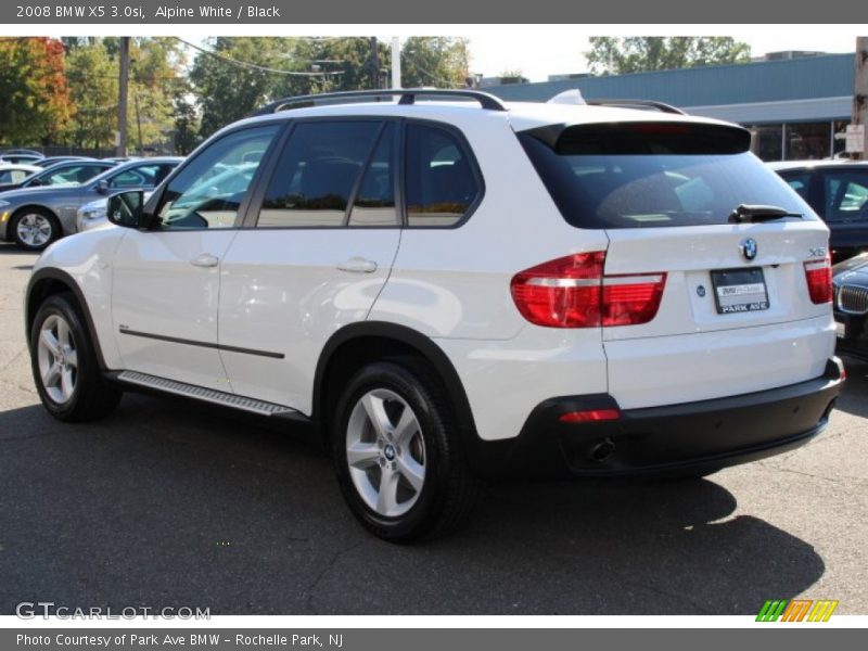 Alpine White / Black 2008 BMW X5 3.0si