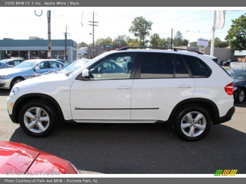 Alpine White / Black 2008 BMW X5 3.0si