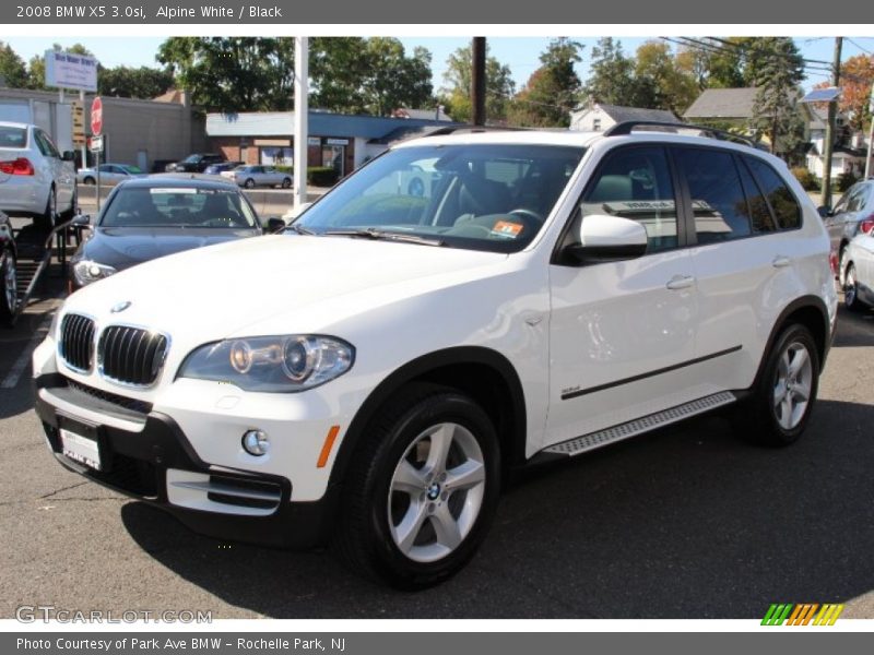 Alpine White / Black 2008 BMW X5 3.0si