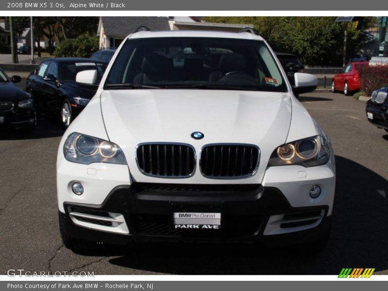 Alpine White / Black 2008 BMW X5 3.0si